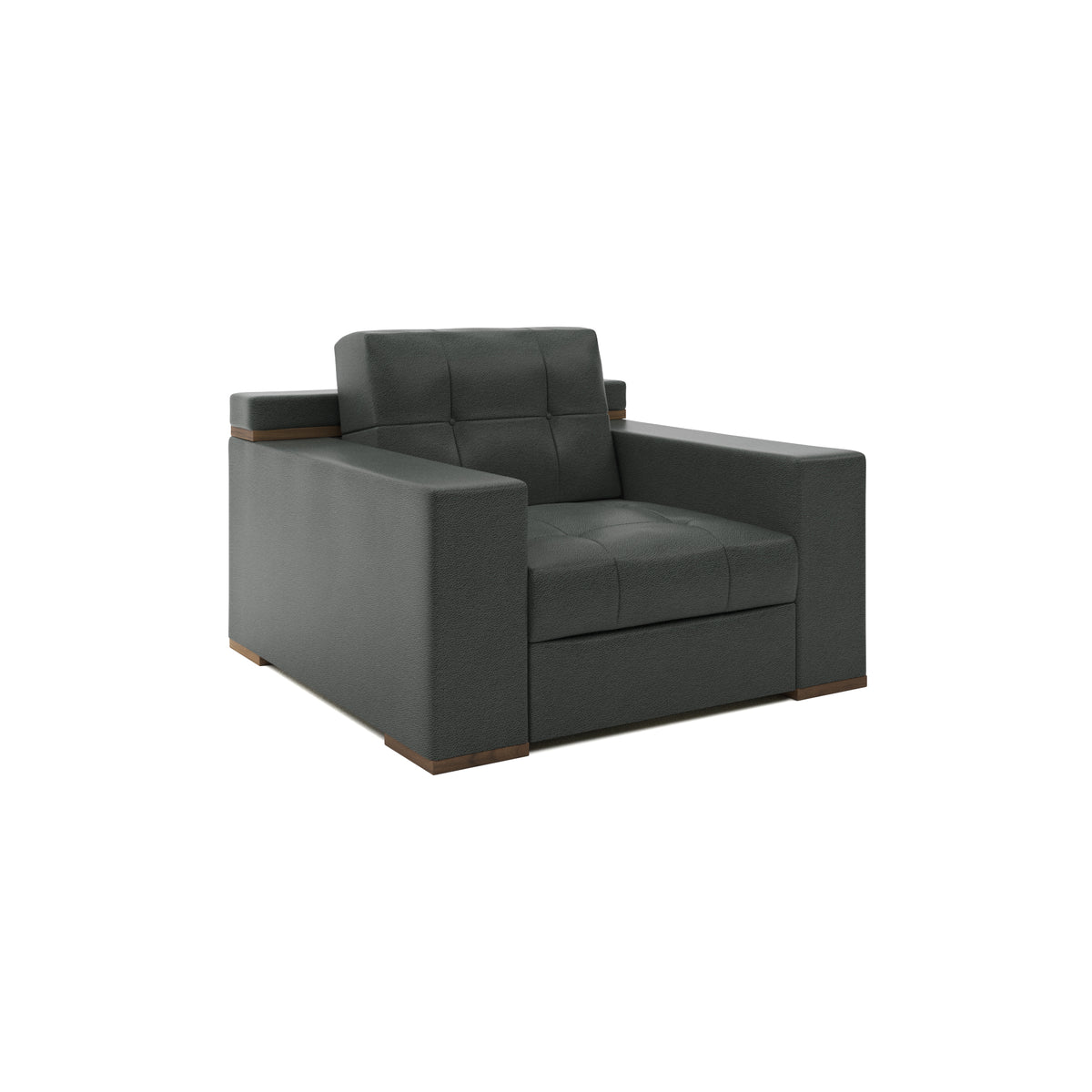 Indio Tufted Chair in Pepper