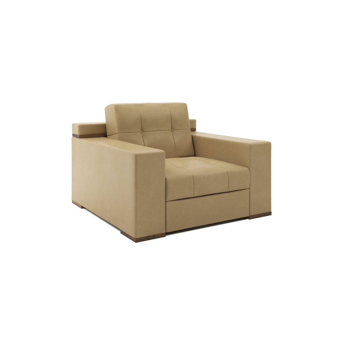 Indio Tufted Chair in Biscotti
