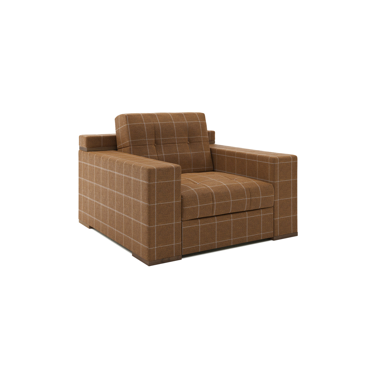Indio Tufted Chair in Saddle