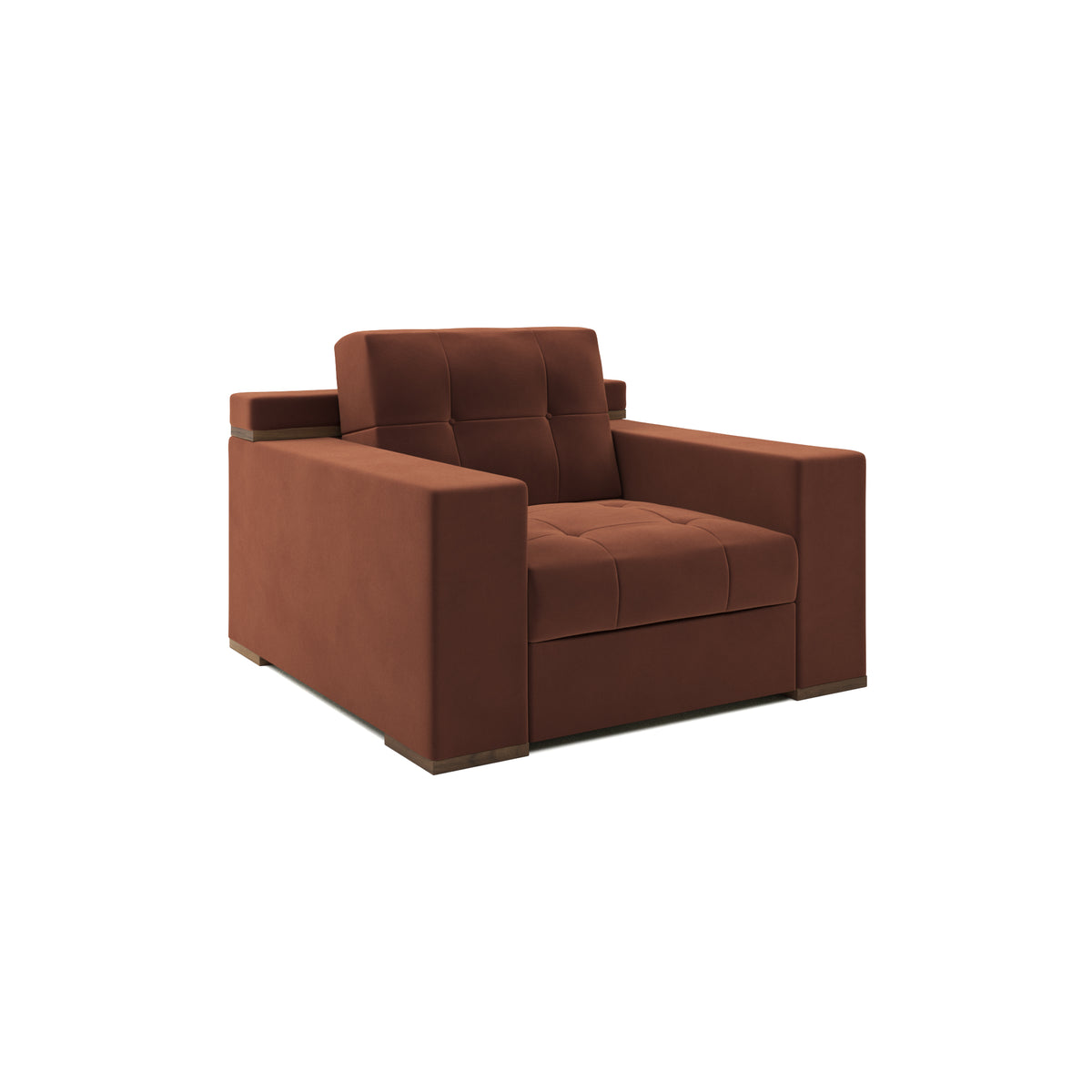 Indio Tufted Chair in Saffron