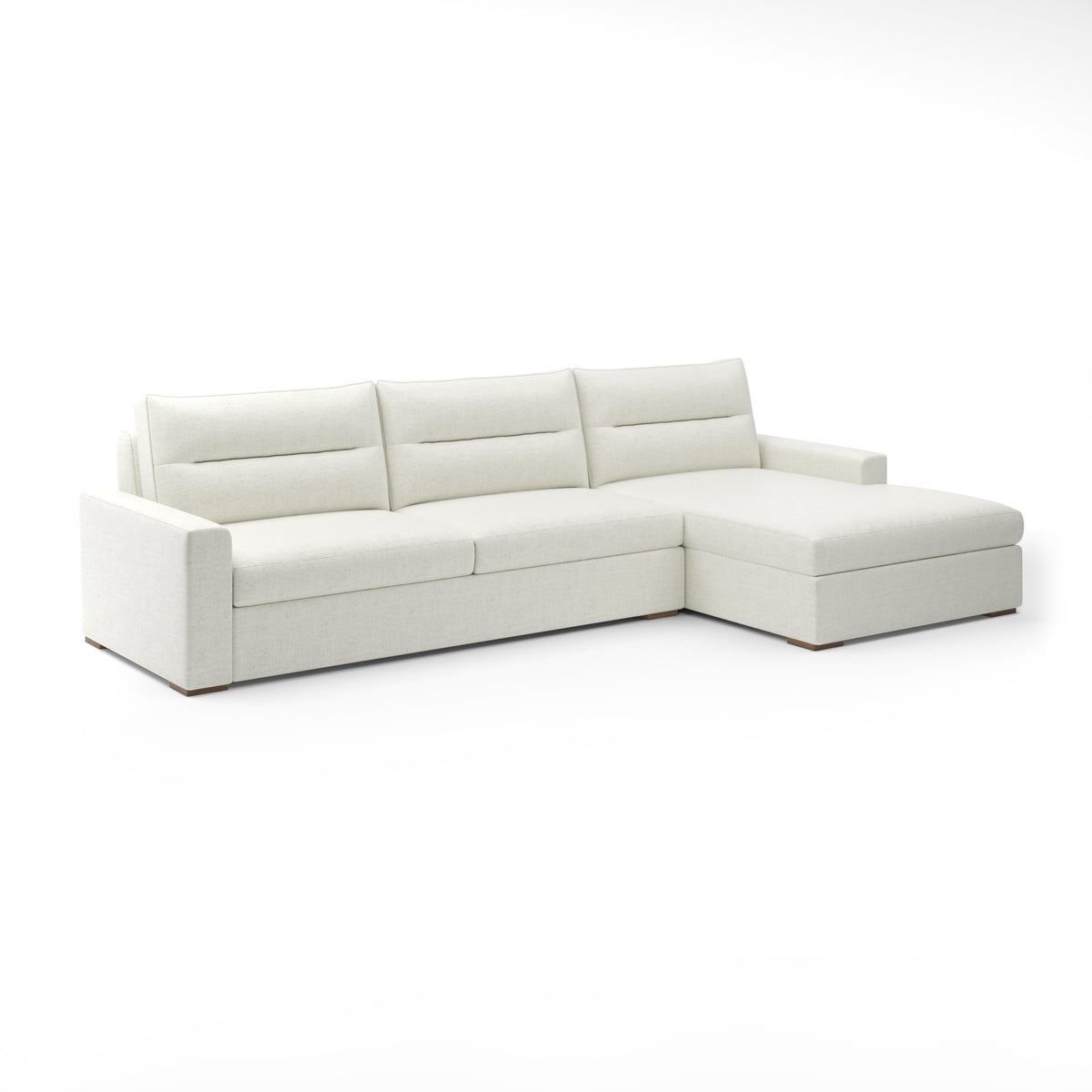 Julian Sectional Chaise RAF in Ivory