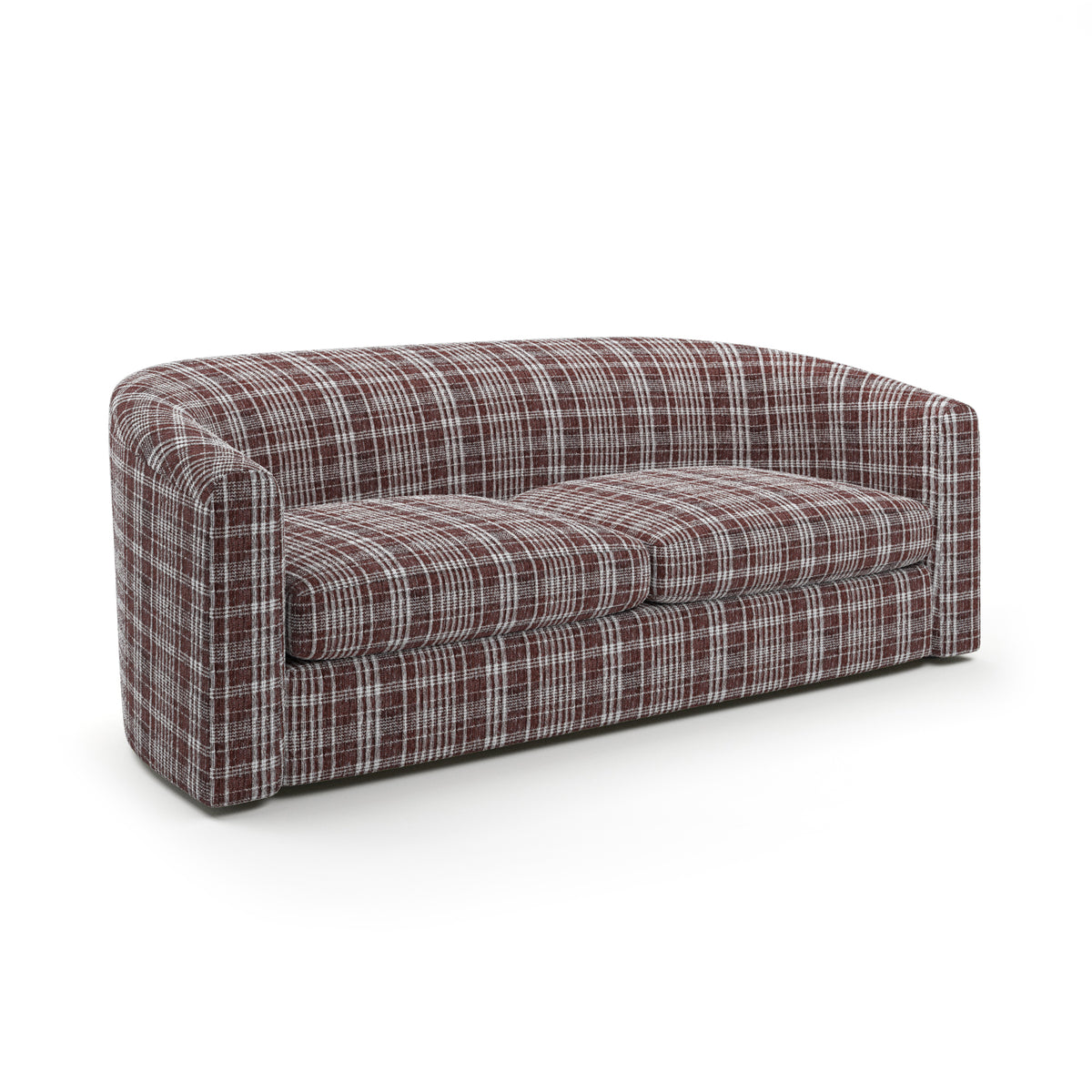 Lily Sofa 7ft in Raisin