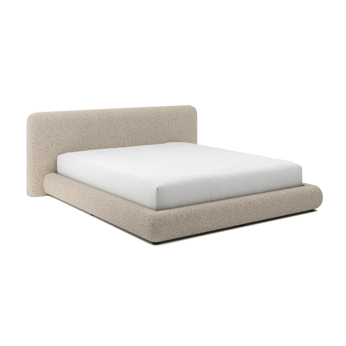 Maxine Bed Cal King in Pebble