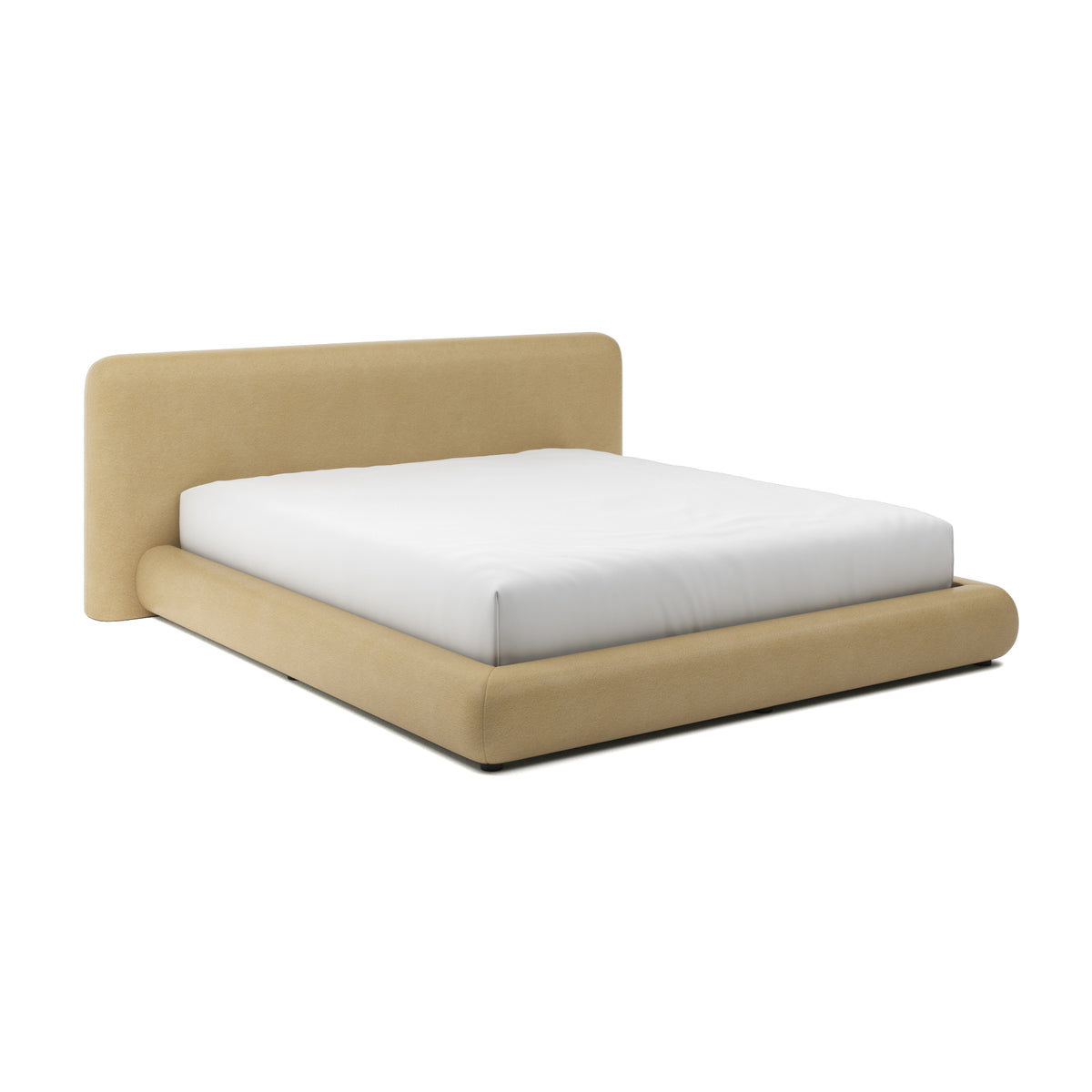 Maxine Bed Cal King in Biscotti
