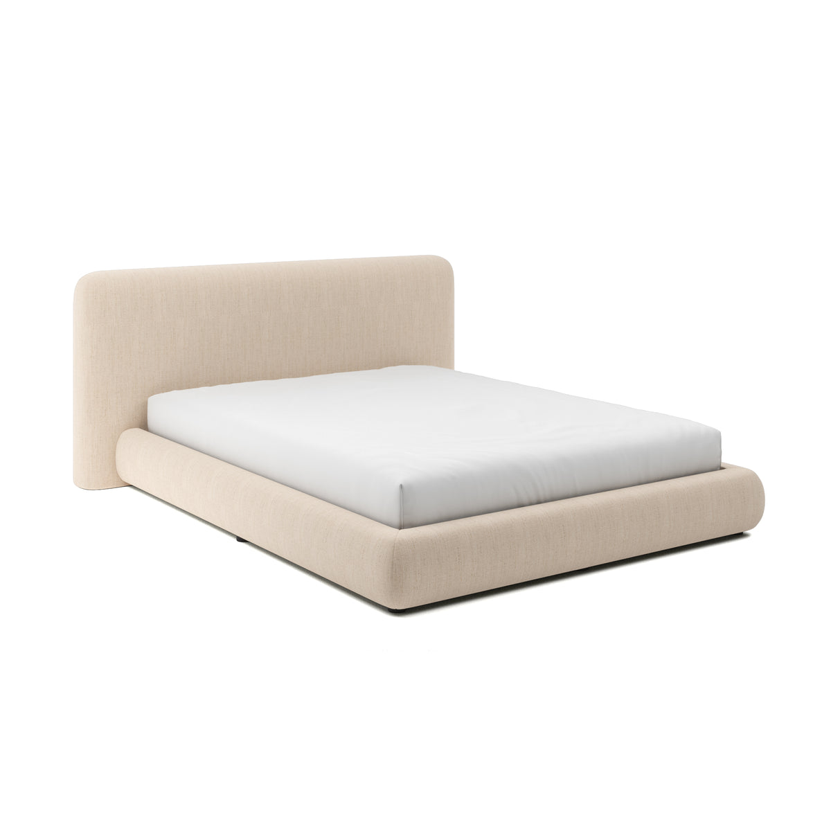 Maxine Bed Queen in Eggshell