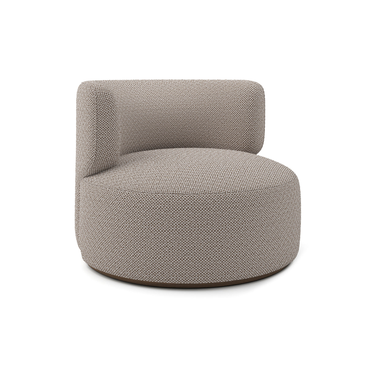 Ormand Swivel Chair in Camel