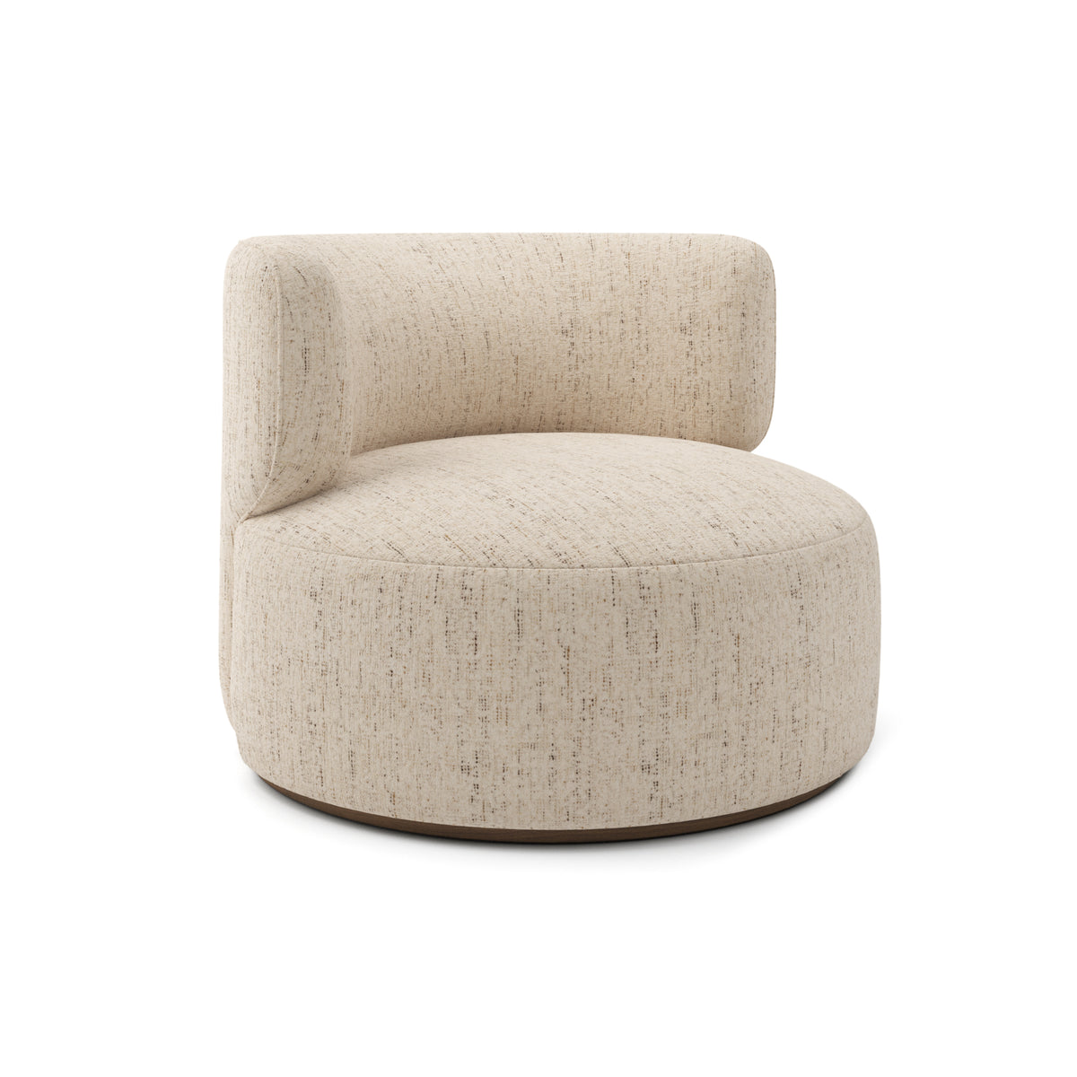 Ormand Swivel Chair in Cream