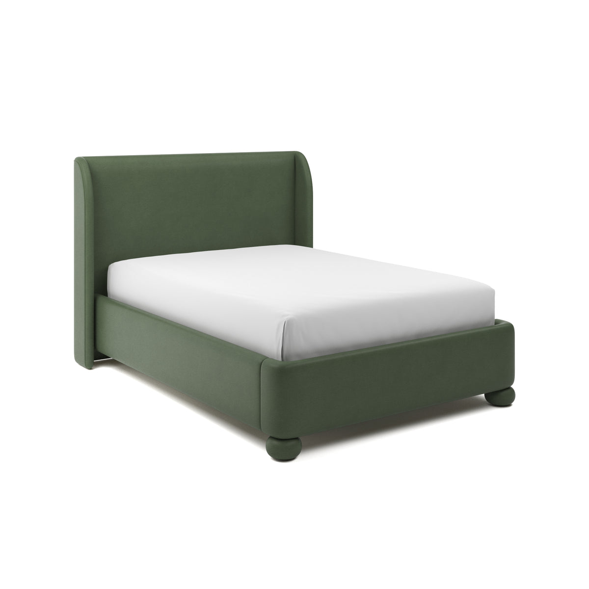 Serena Upholstered Bed Queen in Boreal