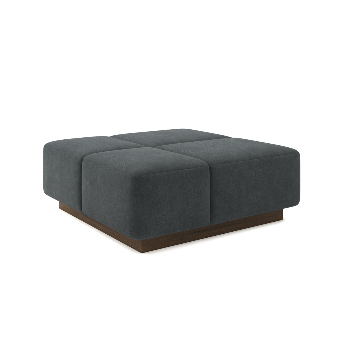 Grid Ottoman 42" in Pine