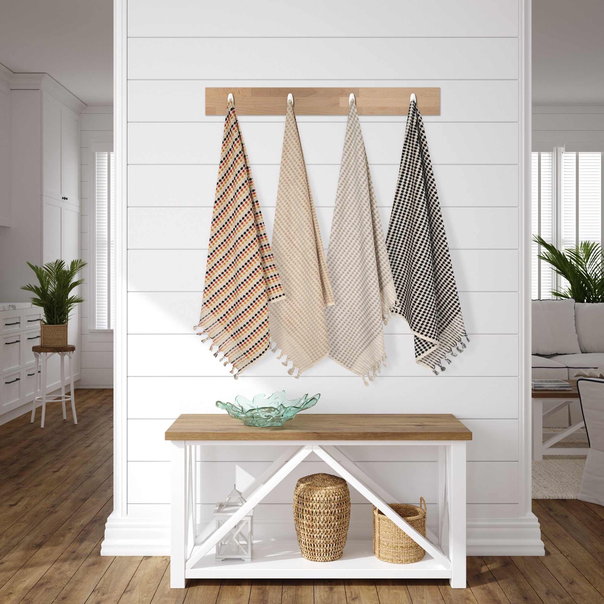 Dots Turkish Terry Bath Towel