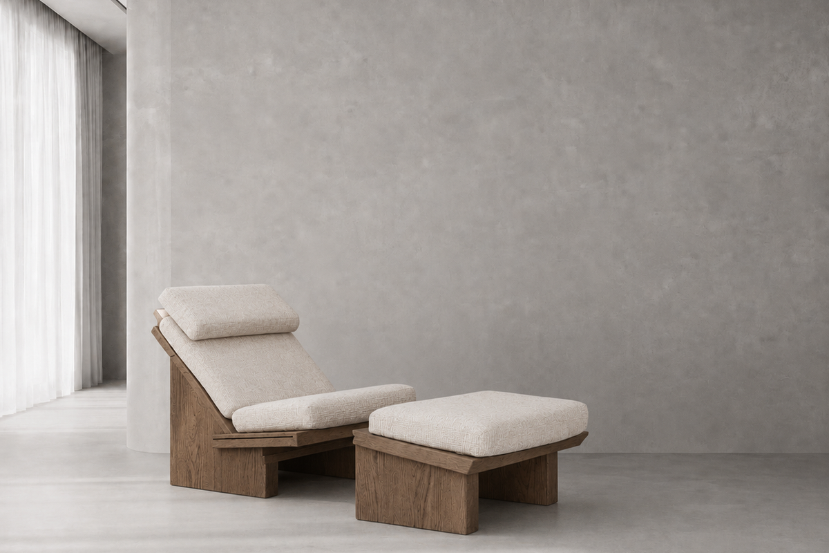 Buttress Outdoor Ottoman