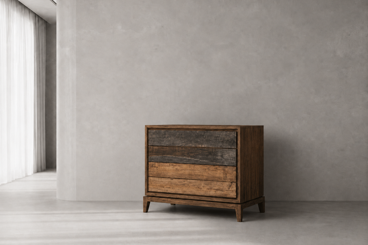 Ochre Teak Chest