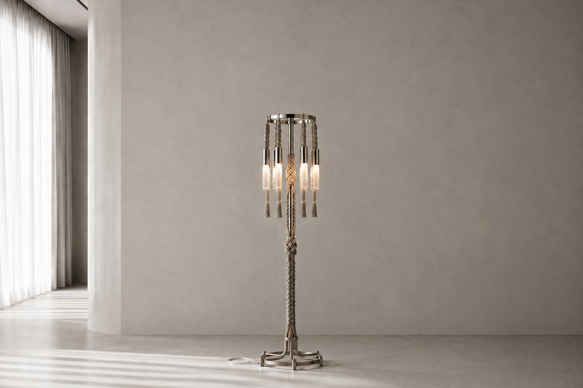 Tension Braided Floor Lamp